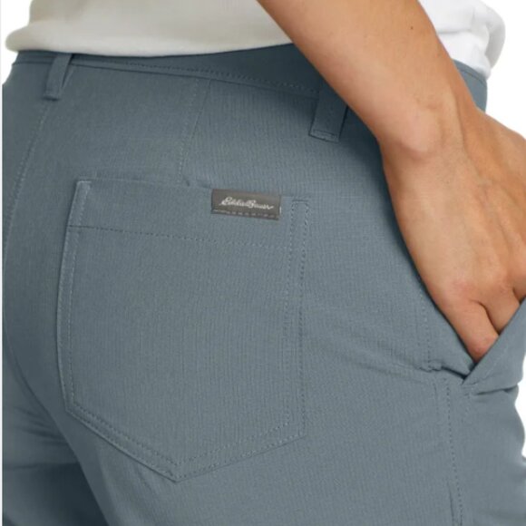Eddie Bauer Women's Ripstop Capri Gray Size 14 - Picture 6 of 12